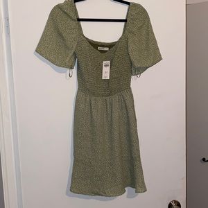 Abercrombie and Fitch green flower dress